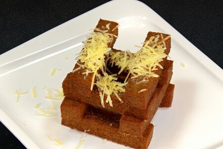 Чесночные гренки Бородино