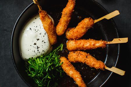 Креветки в панировке