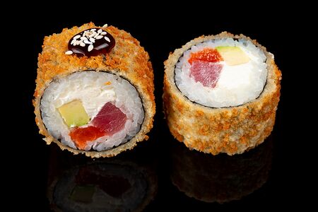 Темпура с тунцом и лососем