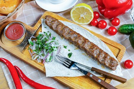 Люля-кебаб из говядины
