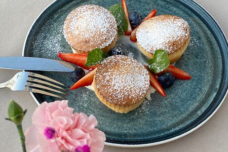 Запечённые сырники