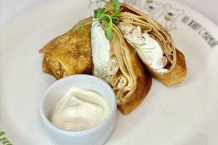 Блинчики с индейкой