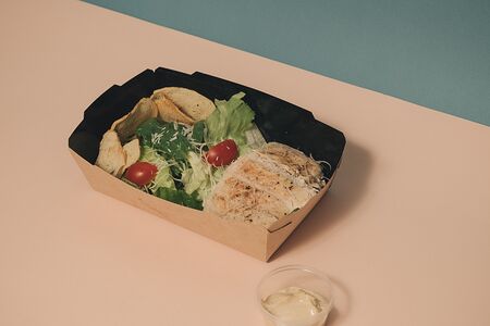 Цезарь с курицей