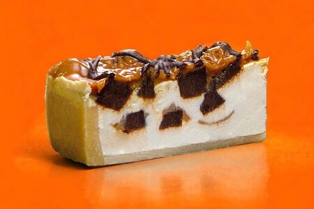 Чизкейк Брауни с карамелью