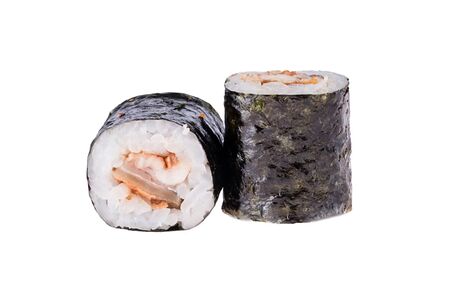 Маки с жареным лососем