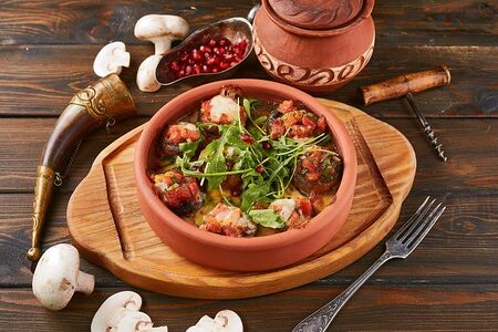 Шампиньоны под сыром