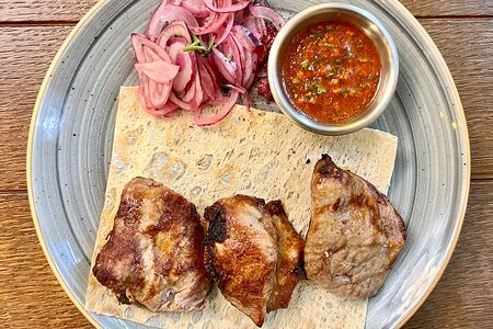 Шашлык из мякоти свинины