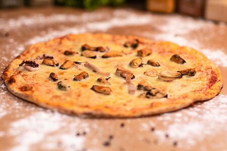 Пицца С морепродуктами