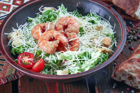 Цезарь с креветками