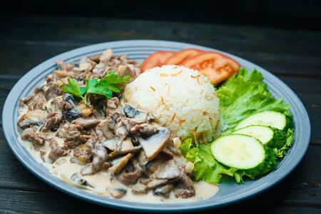 Филе говядины в сливочном соусе