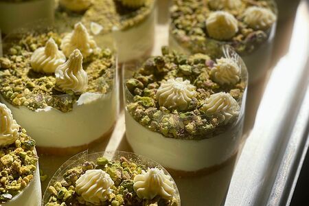 Чизкейк фисташковый