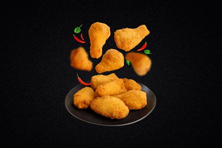 Крылышки в панировке