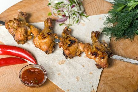 Шашлык из куриной голени