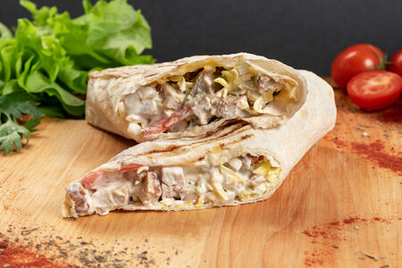 Шаурма Цезарь со свининой