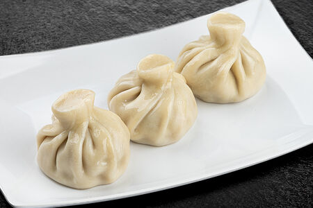 Хинкали со свининой и говядиной