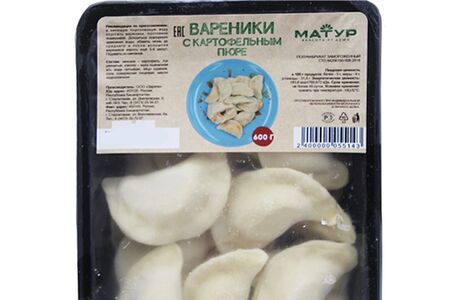Вареники с картофельным пюре