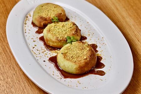 Сырники с фисташкой