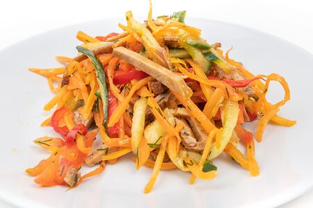 Салат с языком по-грузински