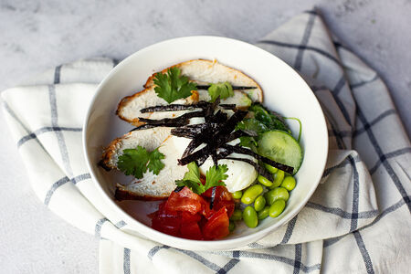 Поке боул с цыпленком