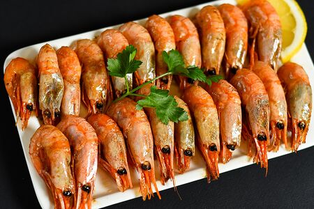 Креветки жареные