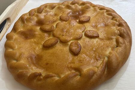 Пирог с капустой и яйцом