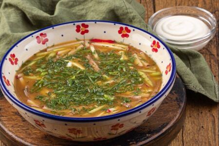 Окрошка на квасе