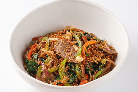 Якисоба с говядиной