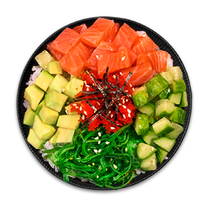 Поке с лососем