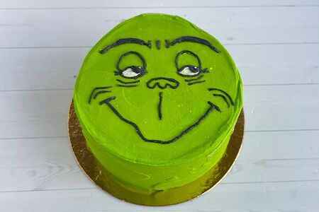 Бенто торт Новый год и Рождество Гринч №99