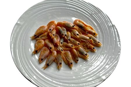 Креветки отварные