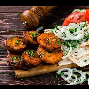 Картофель на гриле