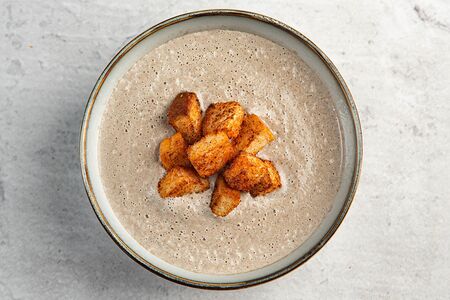 Крем-суп с белыми грибами