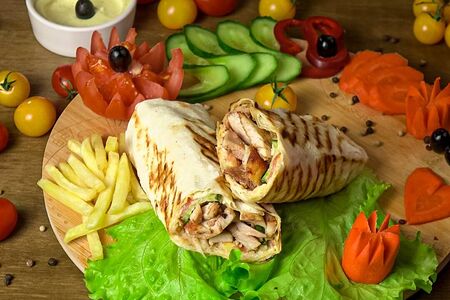 Шаурма Вид №1 маленькая