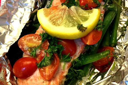 Семга в фольге