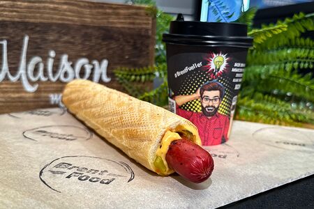 Френч-дог Bf с сосиской 3 перца и сыр