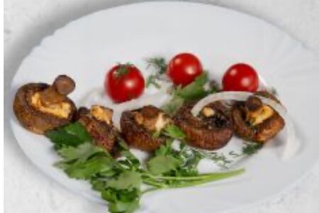 Грибы на мангале