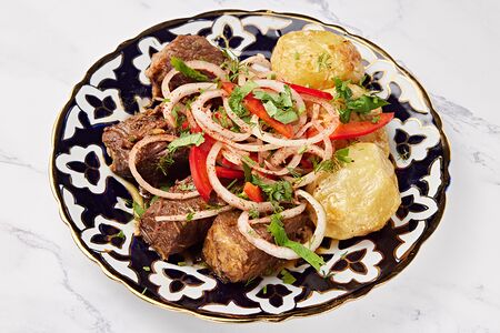 Казан кебаб из телятины от шефа