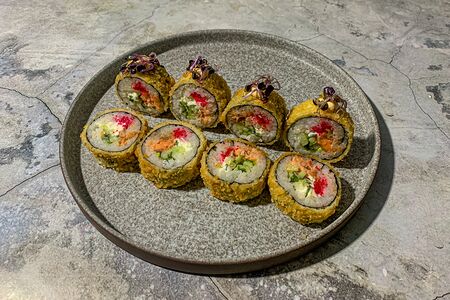 Жареный лосось