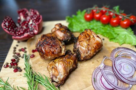 Шашлык из крылышек индейки