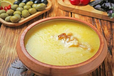 Хаш с кавказской подачей