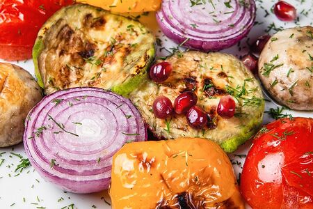 Овощи на мангале