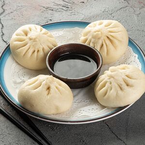 Баондзы на пару с мясом 肉包子
