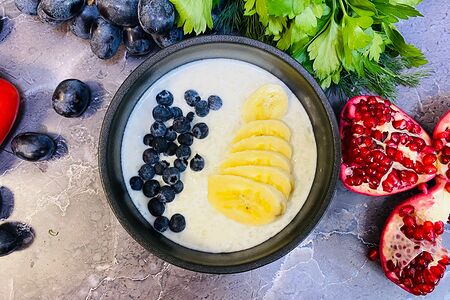 Каша овсяная на молоке