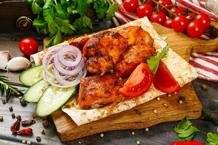 Шашлык из курицы
