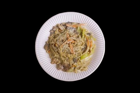 Паста с курицей и грибами