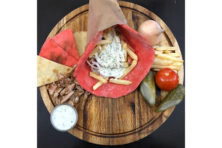 Красный гирос