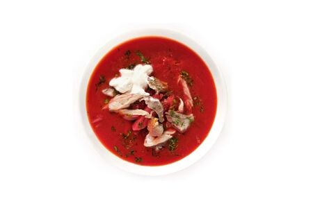 Борщ с говядиной