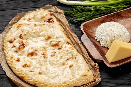 Творог с сыром и укропом