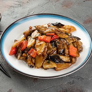 Жареные баклажаны с картофелем 地三鲜