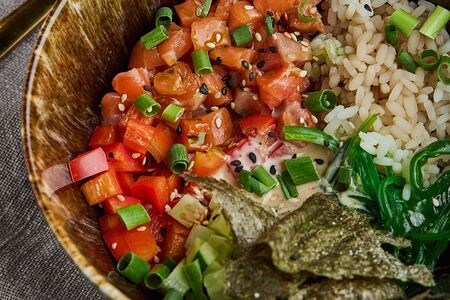 Боул с семгой